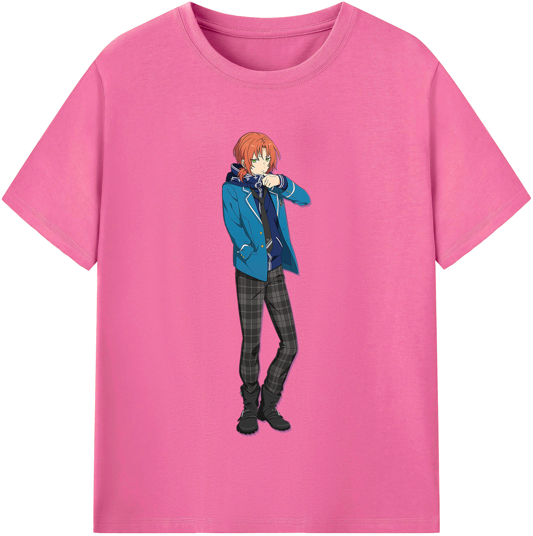 （画像用） あんさんぶるスターズ! Ensemble Stars レディースカジュアルプリントTシャツ（綿100％）